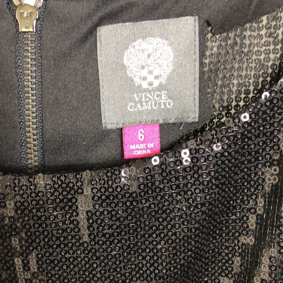 BLACK SEQUENCE Exposed back zipper. SIZE: 6 - Picture 7 of 10